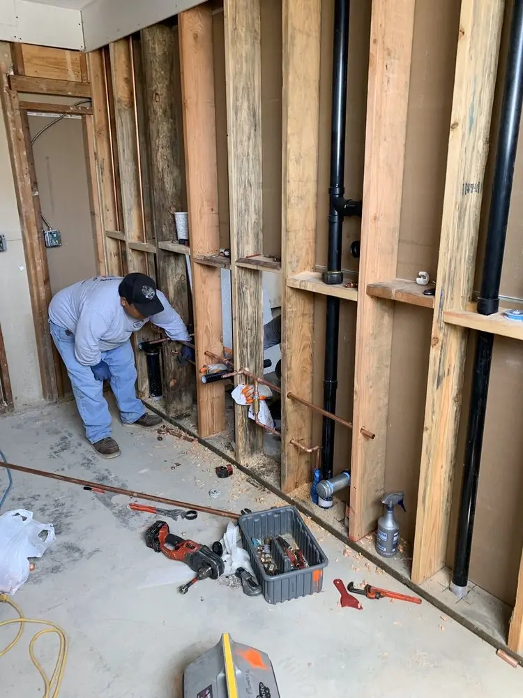 Commercial rough-in plumbing for Gas Line Repair in Union Mills